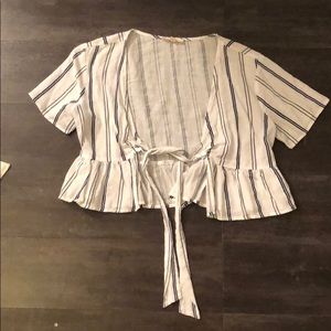 Tie up crop top